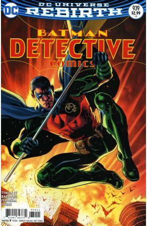 Detective Comics 939 published by DC with cover art by Eddy Barrows
