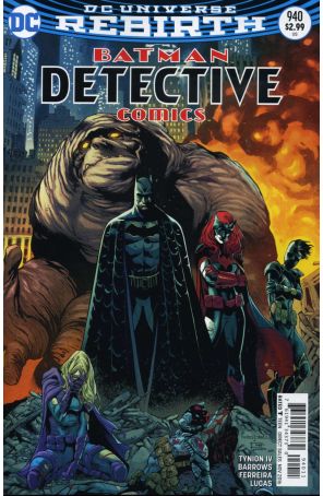 Detective Comics 940 published by DC with cover art by Eddy Barrows