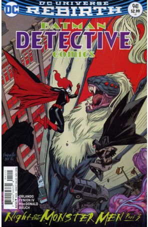 Detective Comics 941 published by DC with cover art by Yanick Paquette