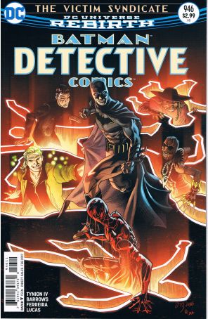 Detective Comics 946 published by DC with cover art by Jason Fabok