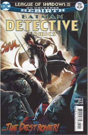 Detective Comics 951 published by DC with cover art by Eddy Barrows