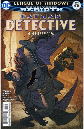 Detective Comics 953 published by DC with cover art by Eddy Barrows