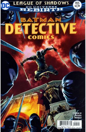 Detective Comics 955 published by DC with cover art by Eddy Barrows