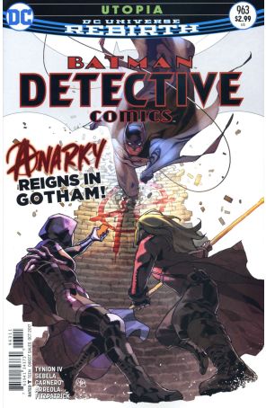 Detective Comics 963 published by DC with cover art by Eddy Barrows
