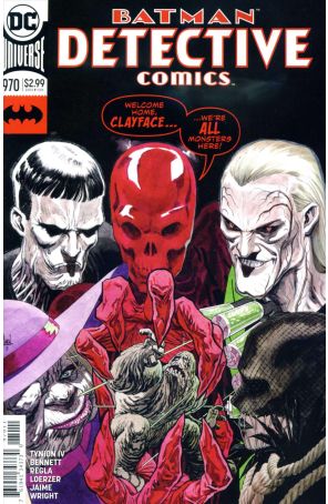 Detective Comics 970 published by DC with cover art by Eddy Barrows
