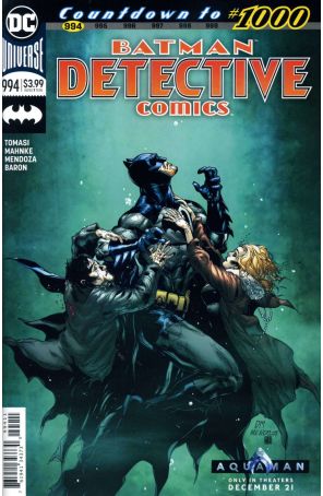 Detective Comics 994 published by DC with cover art by Doug Mahnke