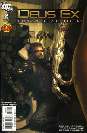 Deus Ex 2 published by DC with cover art by Jim Murray