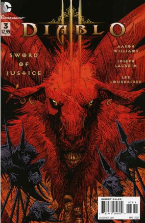 Diablo (2nd Series) 3 published by DC with cover art by Joseph Lacroix