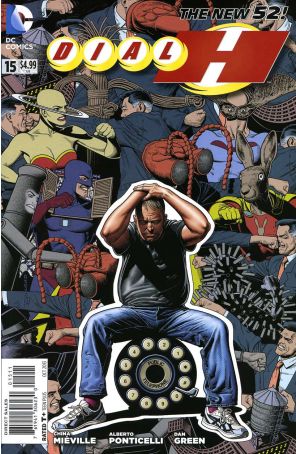 Dial H For Hero 15 published by DC with cover art by Brian Bolland