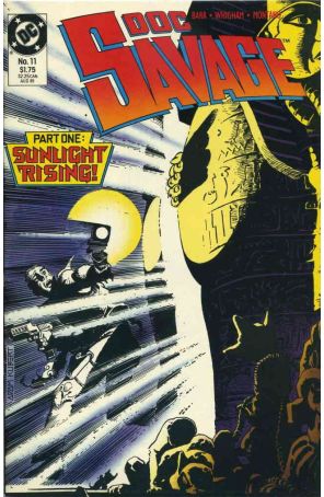 Doc Savage (DC) 11 published by DC with cover art by Adam Kubert