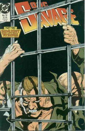 Doc Savage (DC) 12 published by DC with cover art by Andy Kubert