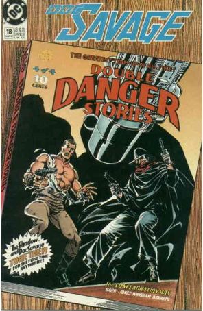 Doc Savage (DC) 18 published by DC with cover art by Eduardo Barreto