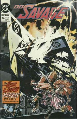 Doc Savage (DC) 20 published by DC with cover art by Adam Kubert