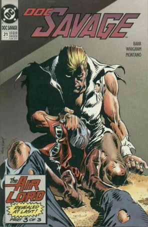 Doc Savage (DC) 21 published by DC with cover art by Andy Kubert