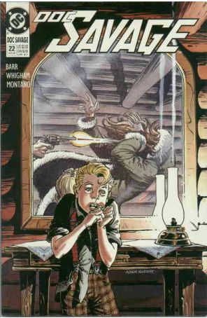 Doc Savage (DC) 22 published by DC with cover art by Adam Kubert