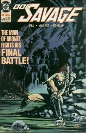 Doc Savage (DC) 24 published by DC with cover art by Adam Kubert