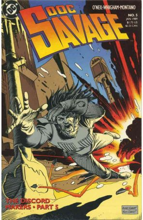 Doc Savage (DC) 5 published by DC with cover art by Adam Kubert and Andy Kubert