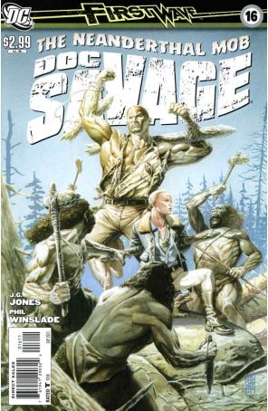 Doc Savage (DC, 2nd Series) 16 published by DC with cover art by J.G. Jones