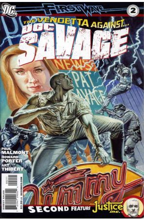 Doc Savage (DC, 2nd Series) 2 published by DC with cover art by J.G. Jones