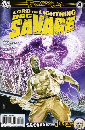 Doc Savage (DC, 2nd Series) 4 published by DC with cover art by J.G. Jones