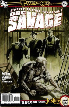 Doc Savage (DC, 2nd Series) 5 published by DC with cover art by J.G. Jones