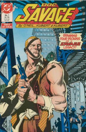 Doc Savage (Mini-Series) 1 published by DC with cover art by Adam Kubert and Andy Kubert