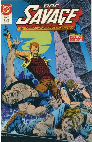 Doc Savage (Mini-Series) 2 published by DC with cover art by Adam Kubert and Andy Kubert