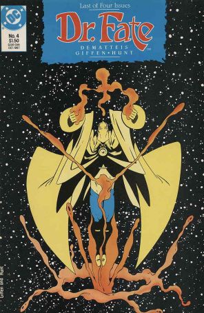 Doctor Fate (1st Series) 4 published by DC with cover art by Keith Giffen