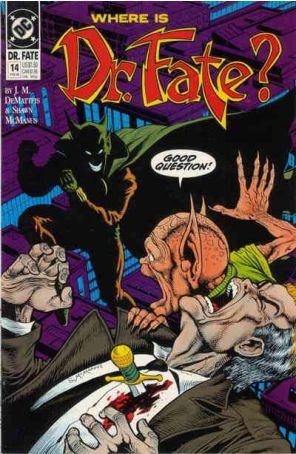 Doctor Fate (2nd Series) 14 published by DC with cover art by Shawn McManus