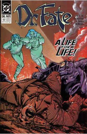 Doctor Fate (2nd Series) 17 published by DC with cover art by Shawn McManus