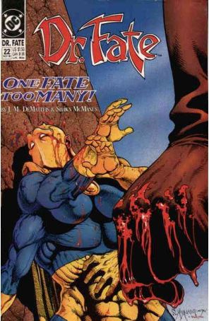 Doctor Fate (2nd Series) 22 published by DC with cover art by Shawn McManus