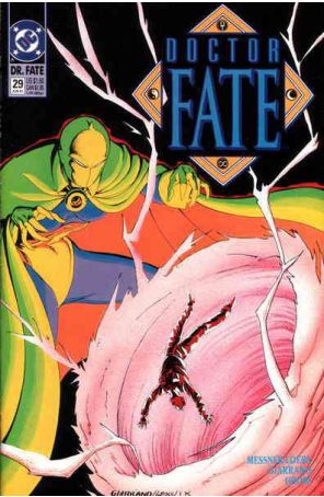 Doctor Fate (2nd Series) 29 published by DC with cover art by Vince Giarrano