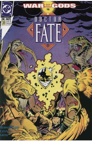 Doctor Fate (2nd Series) 33 published by DC with cover art by Scot Eaton