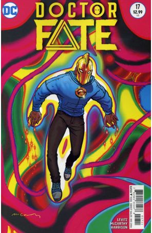 Doctor Fate (4th Series) 17 published by DC with cover art by Brendan McCarthy
