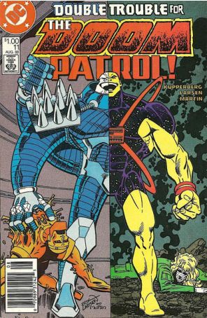 Doom Patrol (2nd Series) 11 (Newsstand) published by DC with cover art by Erik Larsen