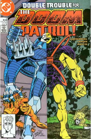 Doom Patrol (2nd Series) 11 published by DC with cover art by Erik Larsen