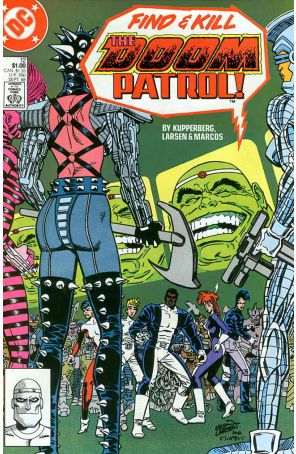 Doom Patrol (2nd Series) 12 published by DC with cover art by Erik Larsen