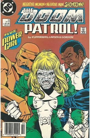 Doom Patrol (2nd Series) 13 (Newsstand) published by DC with cover art by Erik Larsen