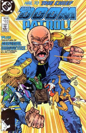 Doom Patrol (2nd Series) 16 published by DC with cover art by Erik Larsen