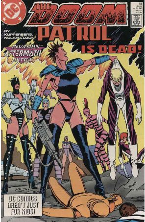 Doom Patrol (2nd Series) 18 published by DC with cover art by Graham Nolan