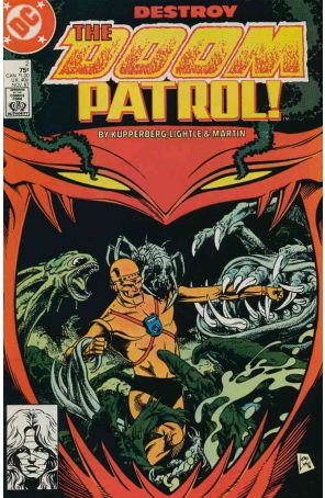 Doom Patrol (2nd Series) 2 published by DC with cover art by Steve Lightle