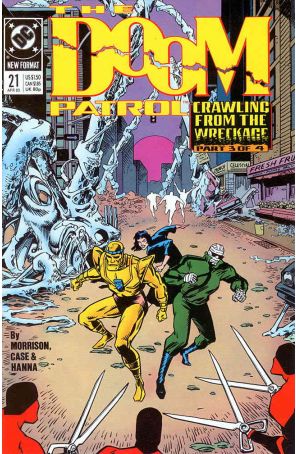 Doom Patrol (2nd Series) 21 published by DC with cover art by Richard Case