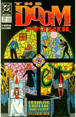 Doom Patrol (2nd Series) 22 published by DC with cover art by Richard Case