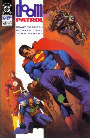 Doom Patrol (2nd Series) 29 published by DC with cover art by Simon Bisley