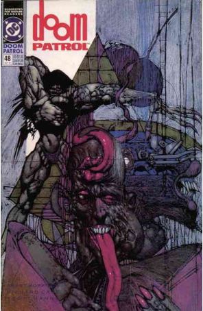 Doom Patrol (2nd Series) 48 published by DC with cover art by Simon Bisley