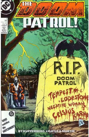 Doom Patrol (2nd Series) 5 published by DC with cover art by Steve Lightle