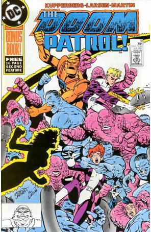 Doom Patrol (2nd Series) 9 published by DC with cover art by Erik Larsen