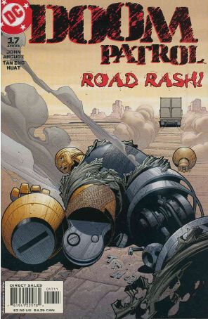 Doom Patrol (3rd series) 17 published by DC with cover art by Tan Eng Huat