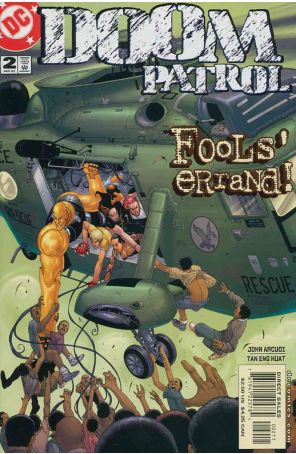 Doom Patrol (3rd series) 2 published by DC with cover art by Tan Eng Huat