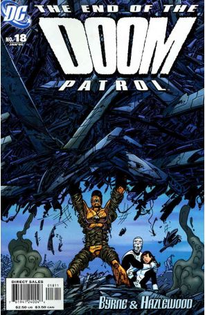 Doom Patrol (4th Series) 18 published by DC with cover art by John Byrne